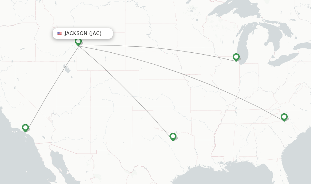 American Airlines flights from Jackson, JAC