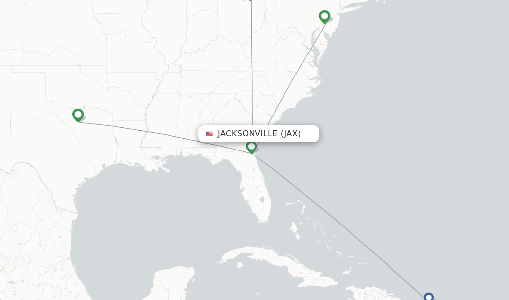 Frontier Airlines flights from Jacksonville, JAX