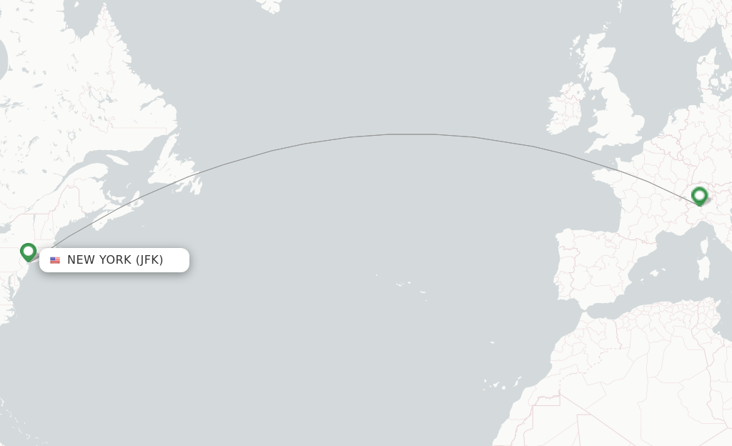 Neos flights from New York, JFK