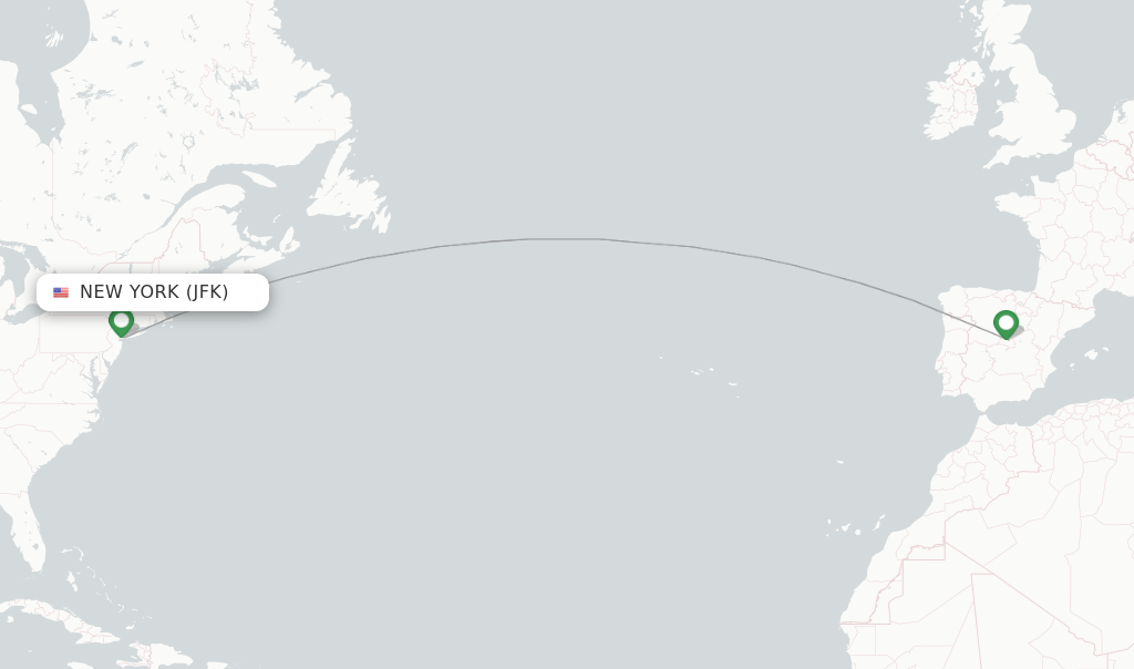 Air Europa flights from New York, JFK