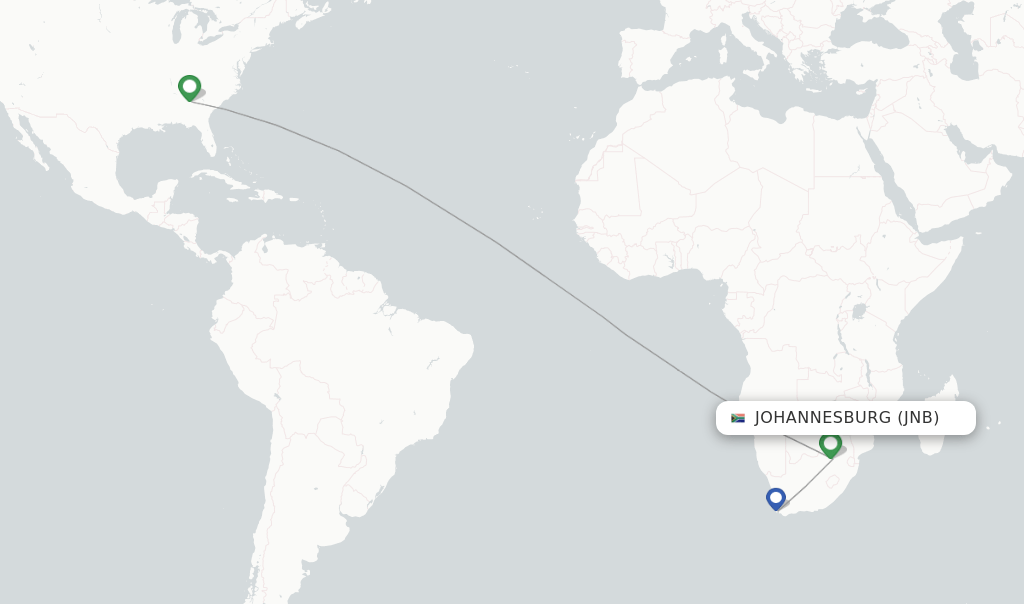 Delta flights from Johannesburg, JNB