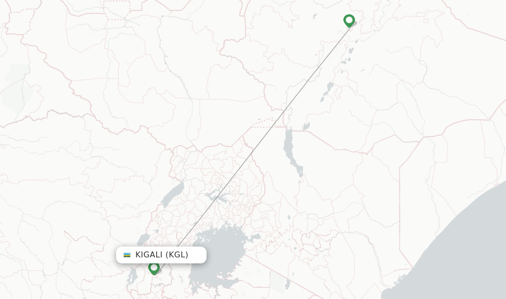 Ethiopian Airlines flights from Kigali, KGL