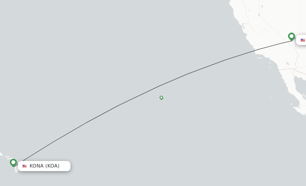 Direct (nonstop) flights from KailuaKona to Las Vegas schedules