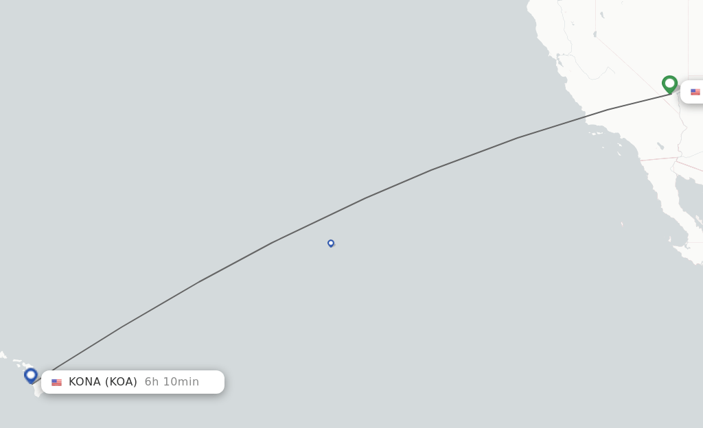 Direct (nonstop) flights from Las Vegas to KailuaKona schedules