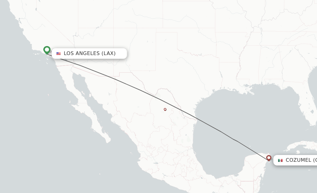 Introducir 57+ imagen lax to cozumel flight Abzlocal.mx