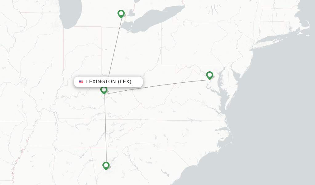 Delta flights from Lexington, LEX
