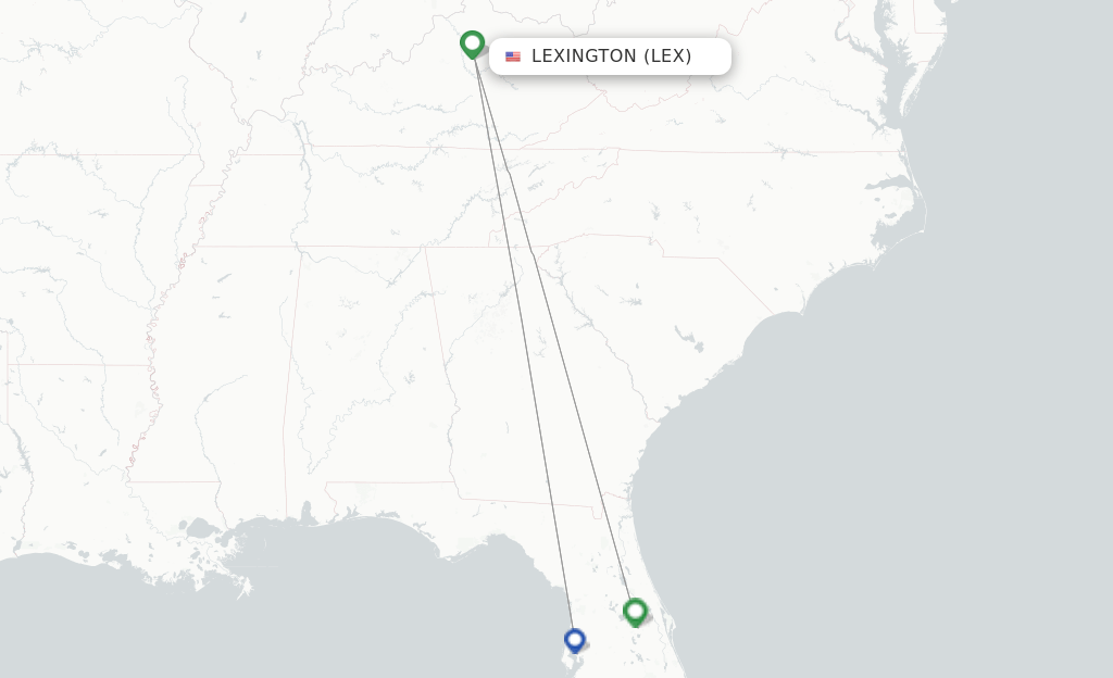 Xtra Airways flights from Lexington, LEX