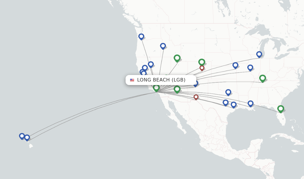Southwest flights from Long Beach, LGB