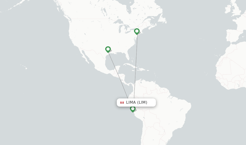 United flights from Lima, LIM