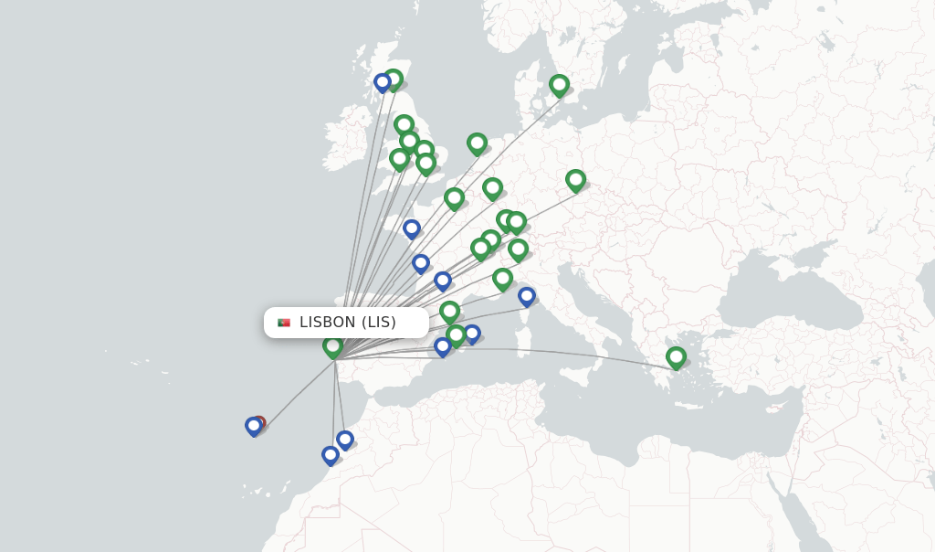 easyJet flights from Lisbon, LIS