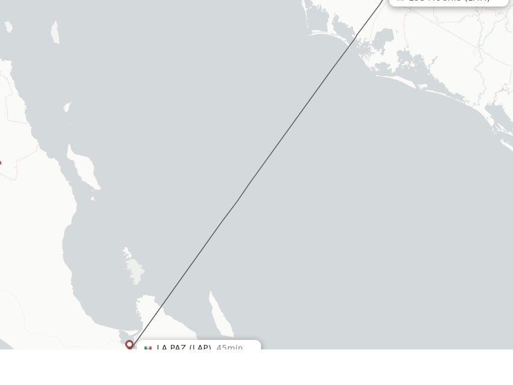 Direct (nonstop) flights from Los Mochis to La Paz schedules