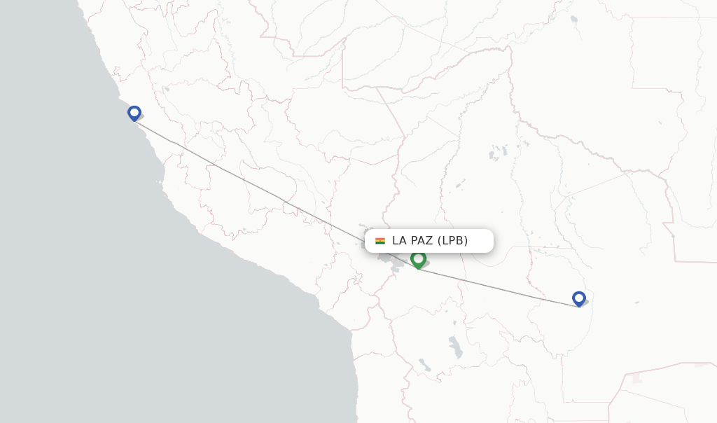 LATAM Airlines flights from La Paz, LPB