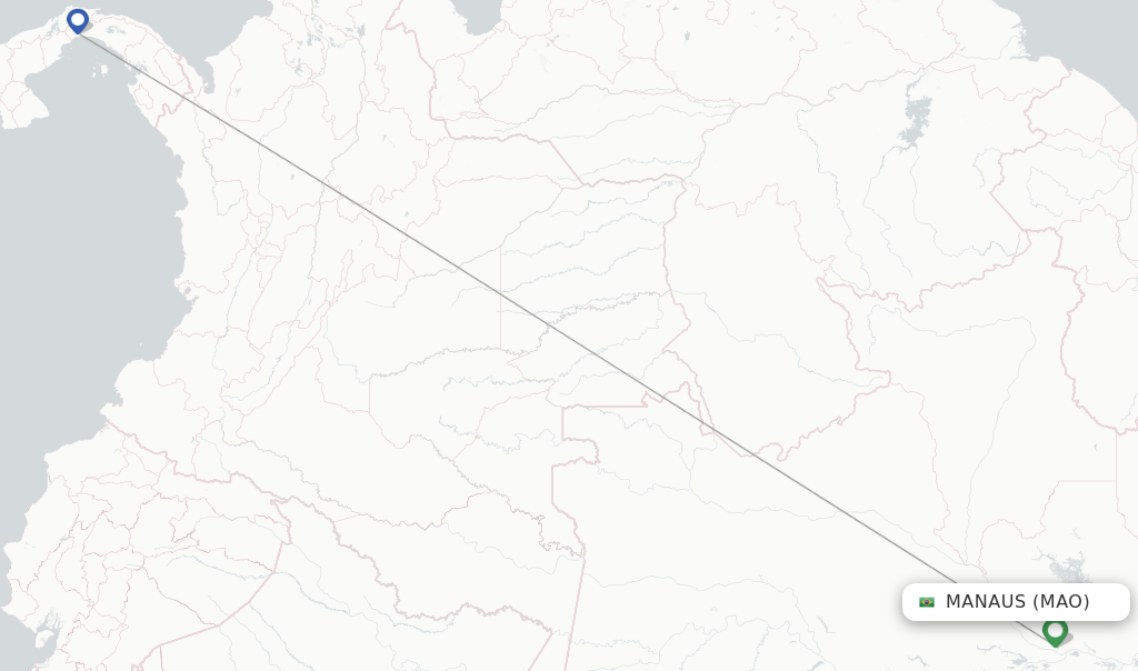 Copa Airlines flights from Manaus, MAO