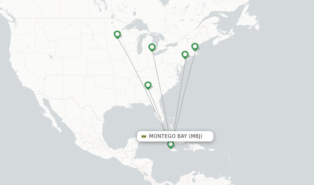 Delta flights from Montego Bay, MBJ