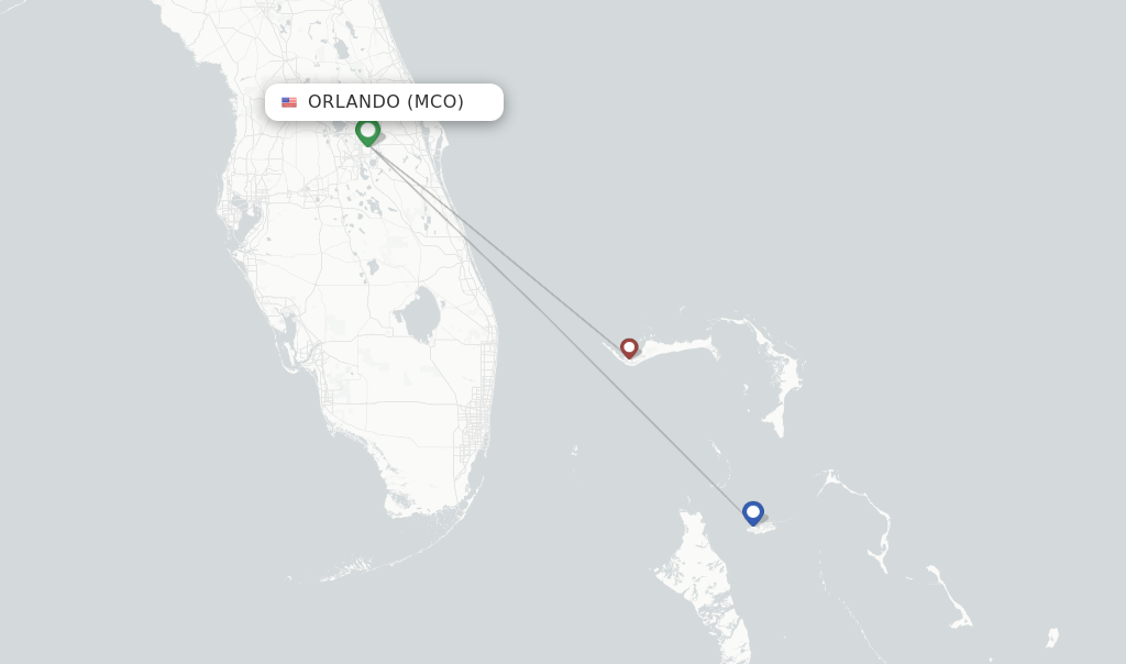 Bahamasair flights from Orlando, MCO