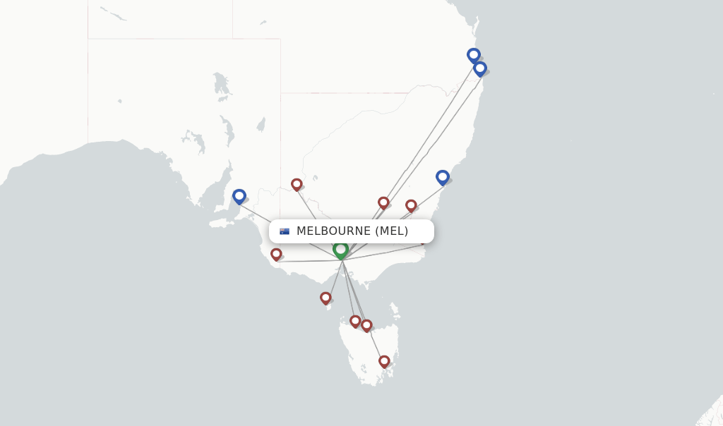 Rex Regional Express flights from Melbourne, MEL