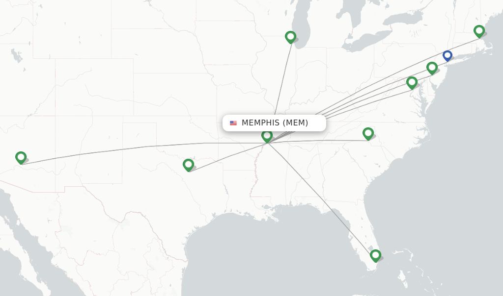 American Airlines flights from Memphis, MEM