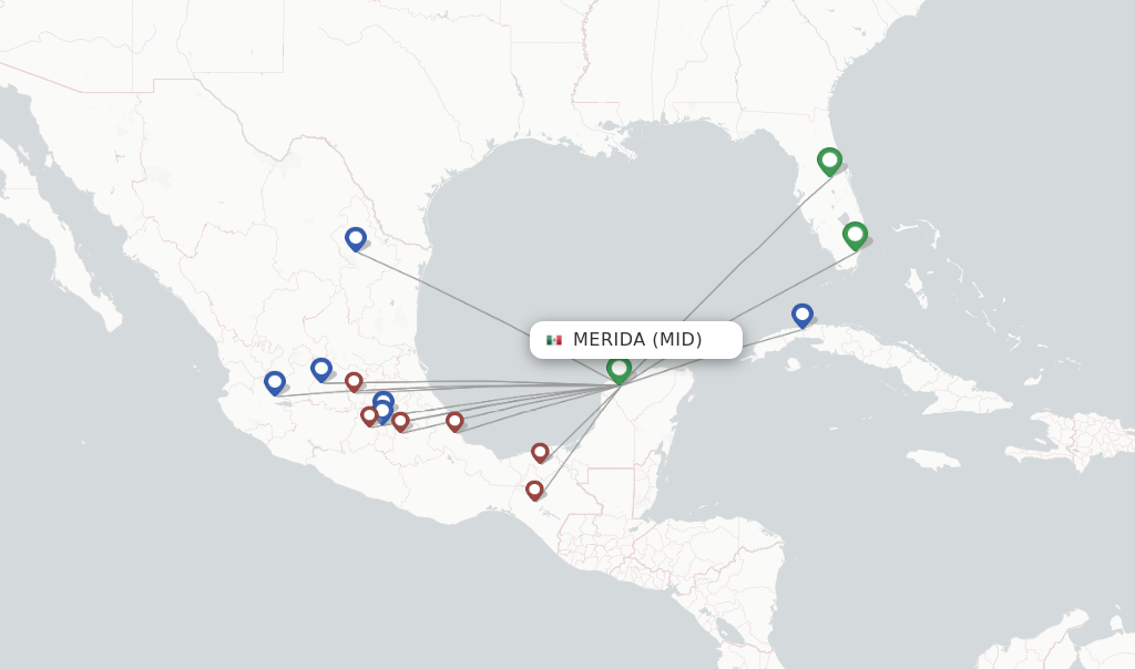 VivaAerobus flights from Merida, MID