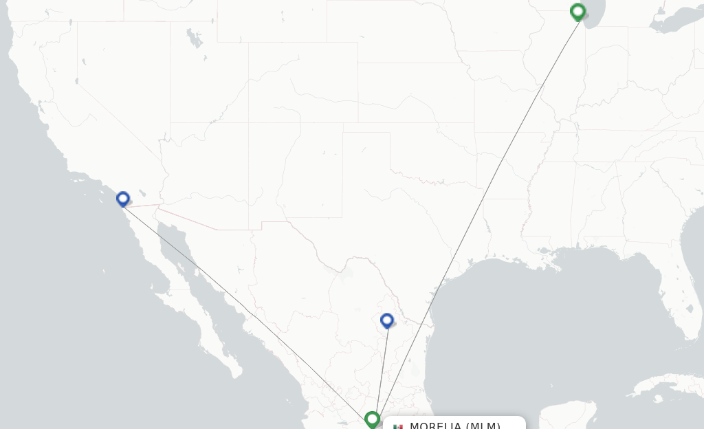 VivaAerobus flights from Morelia, MLM