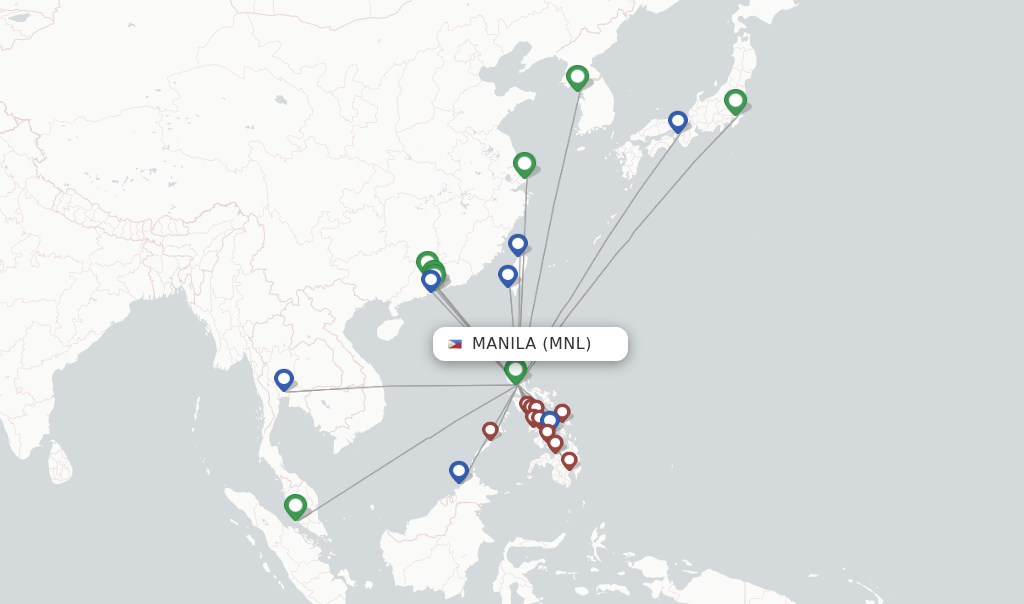 Philippines AirAsia flights from Manila, MNL