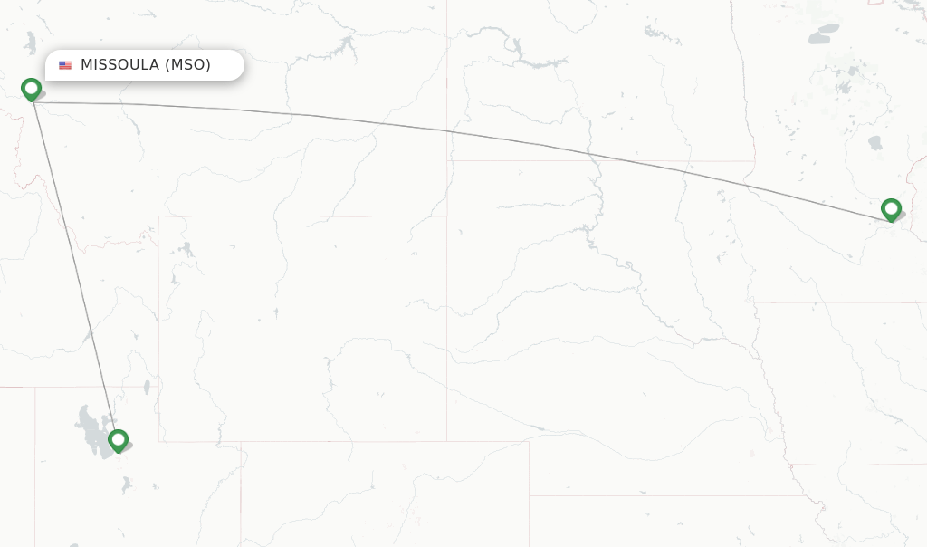 Delta flights from Missoula, MSO