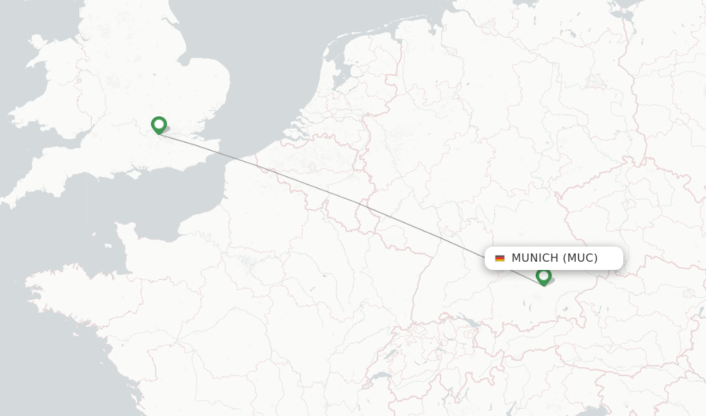 British Airways flights from Munich, MUC