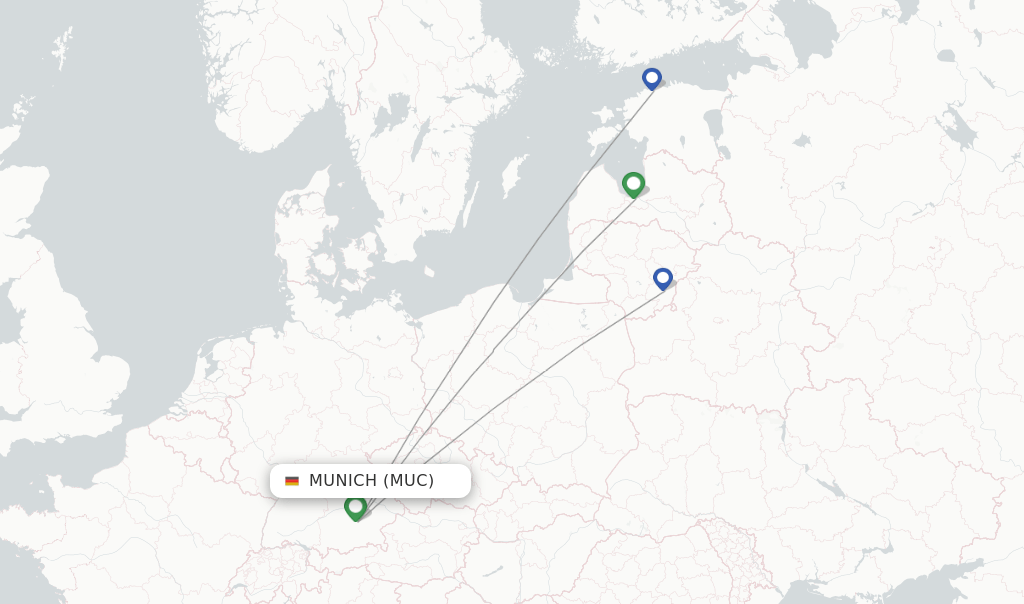 Air Baltic flights from Munich, MUC