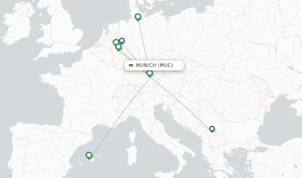 Eurowings flights from Munich, MUC