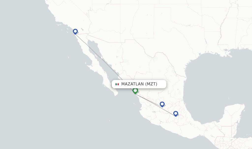 Volaris flights from Mazatlan, MZT