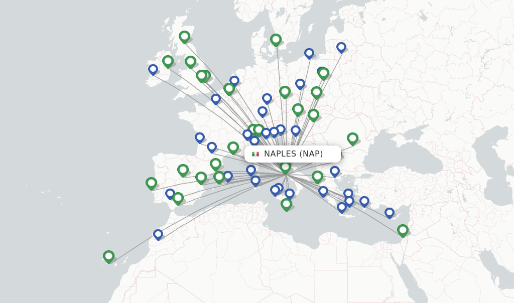 Ryanair flights from Naples, NAP