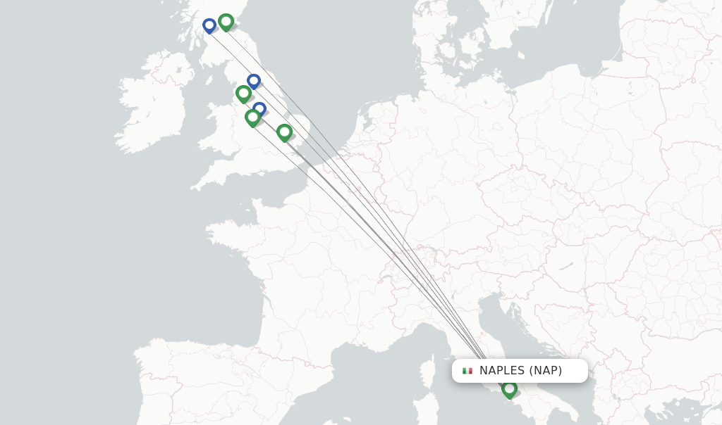 Jet2 flights from Naples, NAP