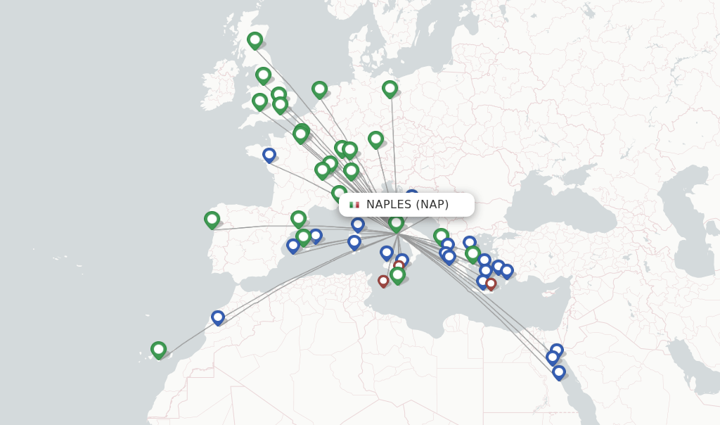 easyJet flights from Naples, NAP