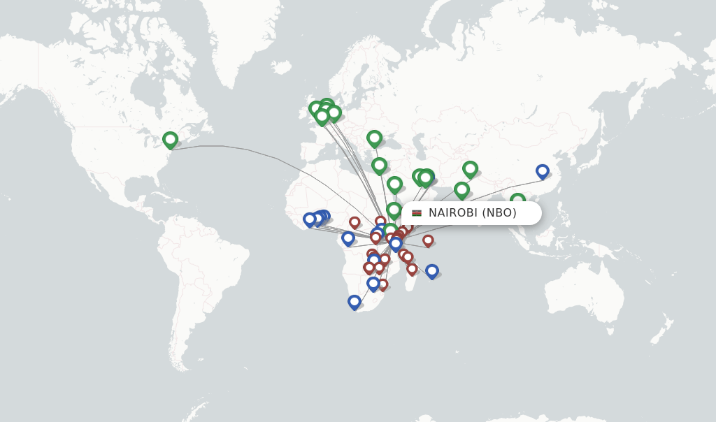 Far Eastern Air Transport flights from Nairobi, NBO