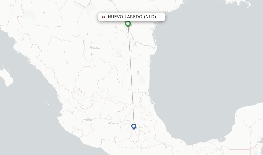 Aeromexico flights from Nuevo Laredo, NLD