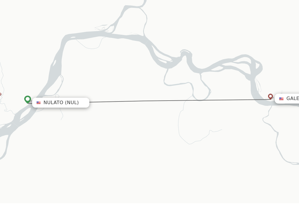 Direct (nonstop) flights from Nulato to Galena schedules