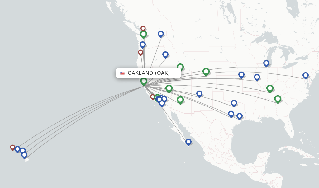 Southwest flights from Oakland, OAK