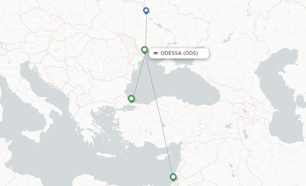 UIA flights from Odessa, ODS