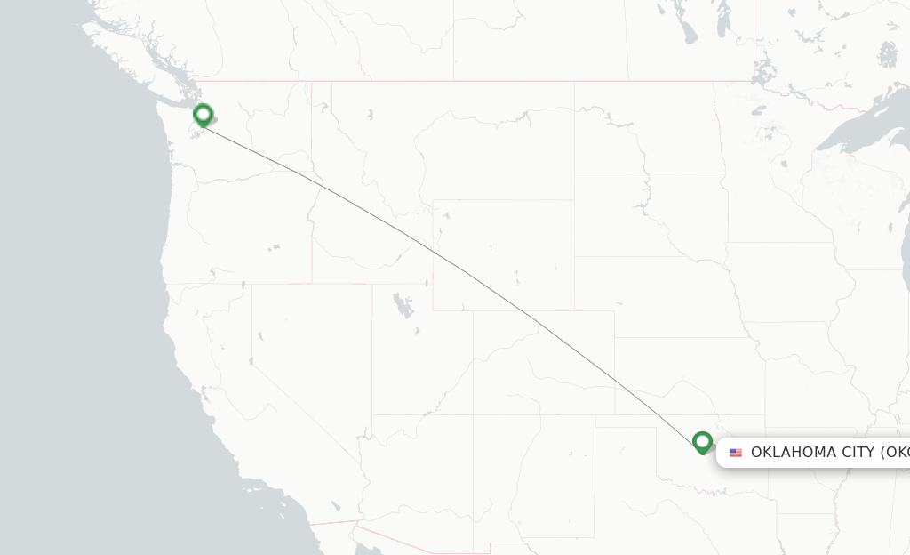 Alaska Airlines flights from Oklahoma City, OKC