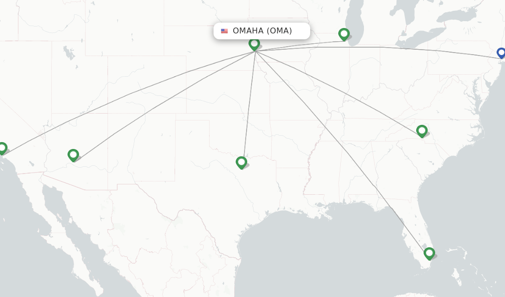 American Airlines flights from Omaha, OMA