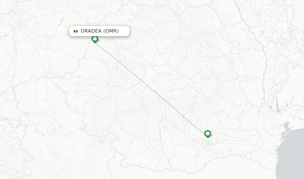 TAROM flights from Oradea, OMR