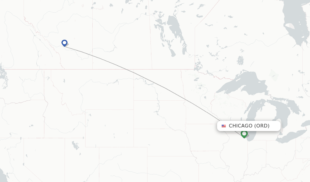 WestJet flights from Chicago, ORD