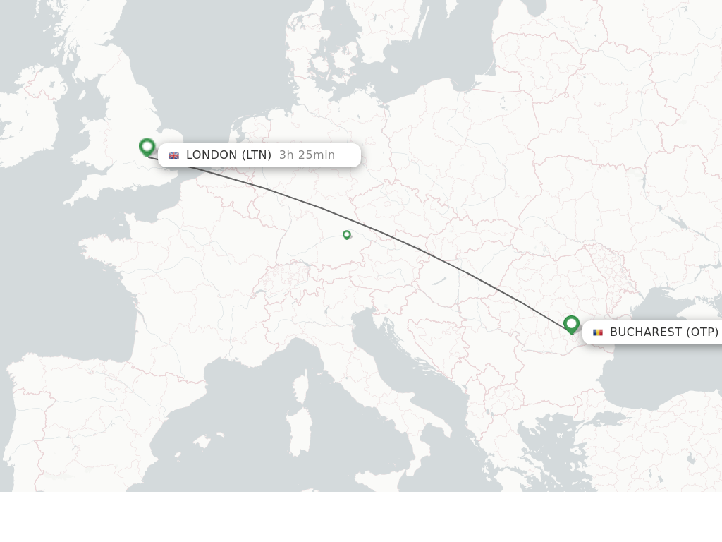 Direct (nonstop) flights from Bucharest to London schedules
