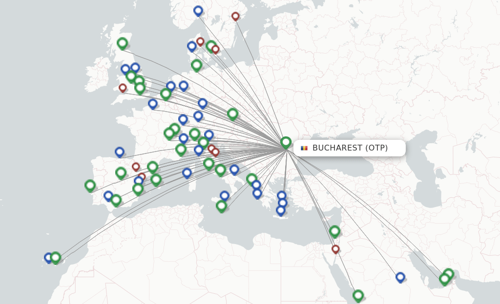 Wizz Air flights from Bucharest, OTP