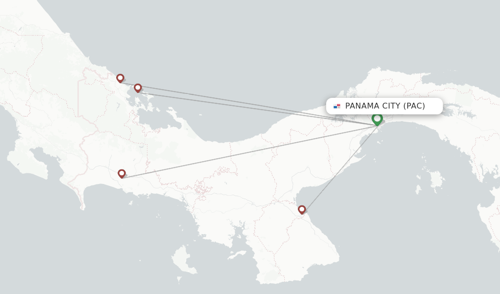 Air Panama flights from Panama City, PAC