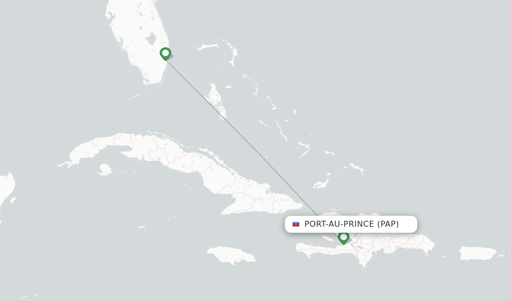 Spirit flights from PortauPrince, PAP