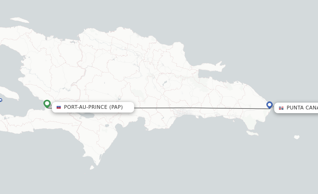 Direct (nonstop) flights from PortauPrince to Punta Cana schedules