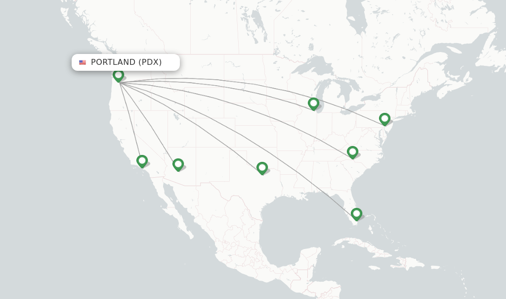 American Airlines flights from Portland, PDX