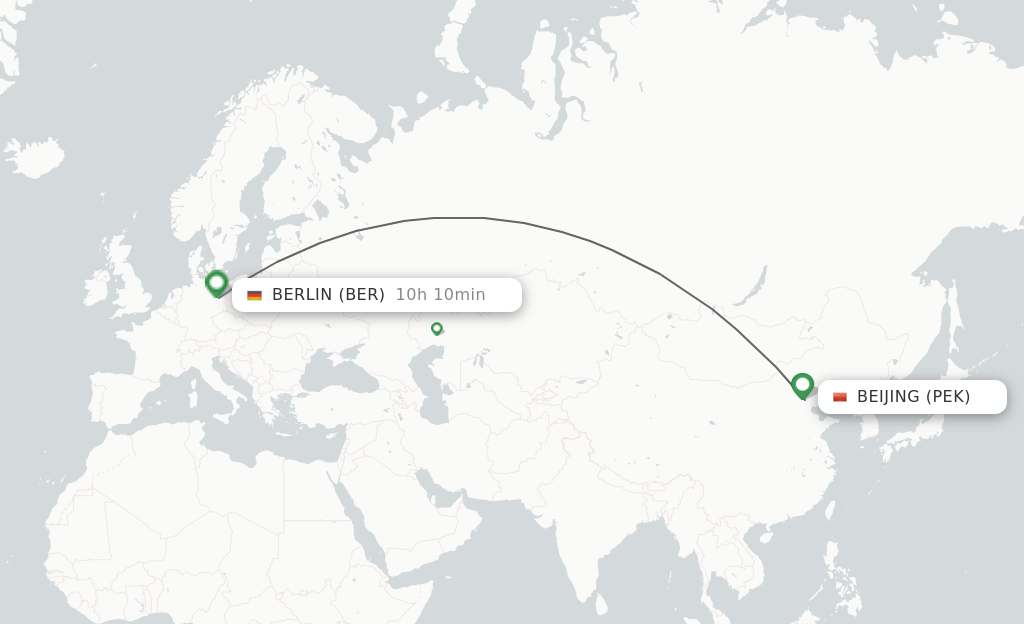 Direct (nonstop) flights from Beijing to Berlin schedules