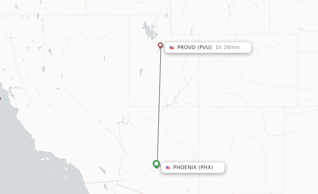 How Far By Plane Is Provo Utah From Phoenix Arizona Best Sale www