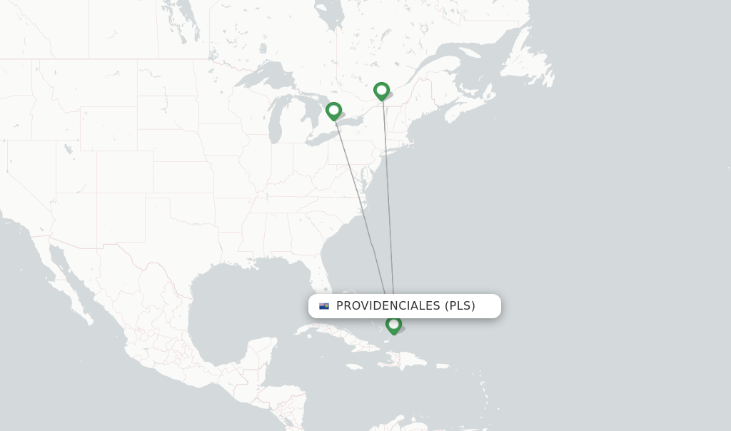 Air Canada flights from Providenciales, PLS